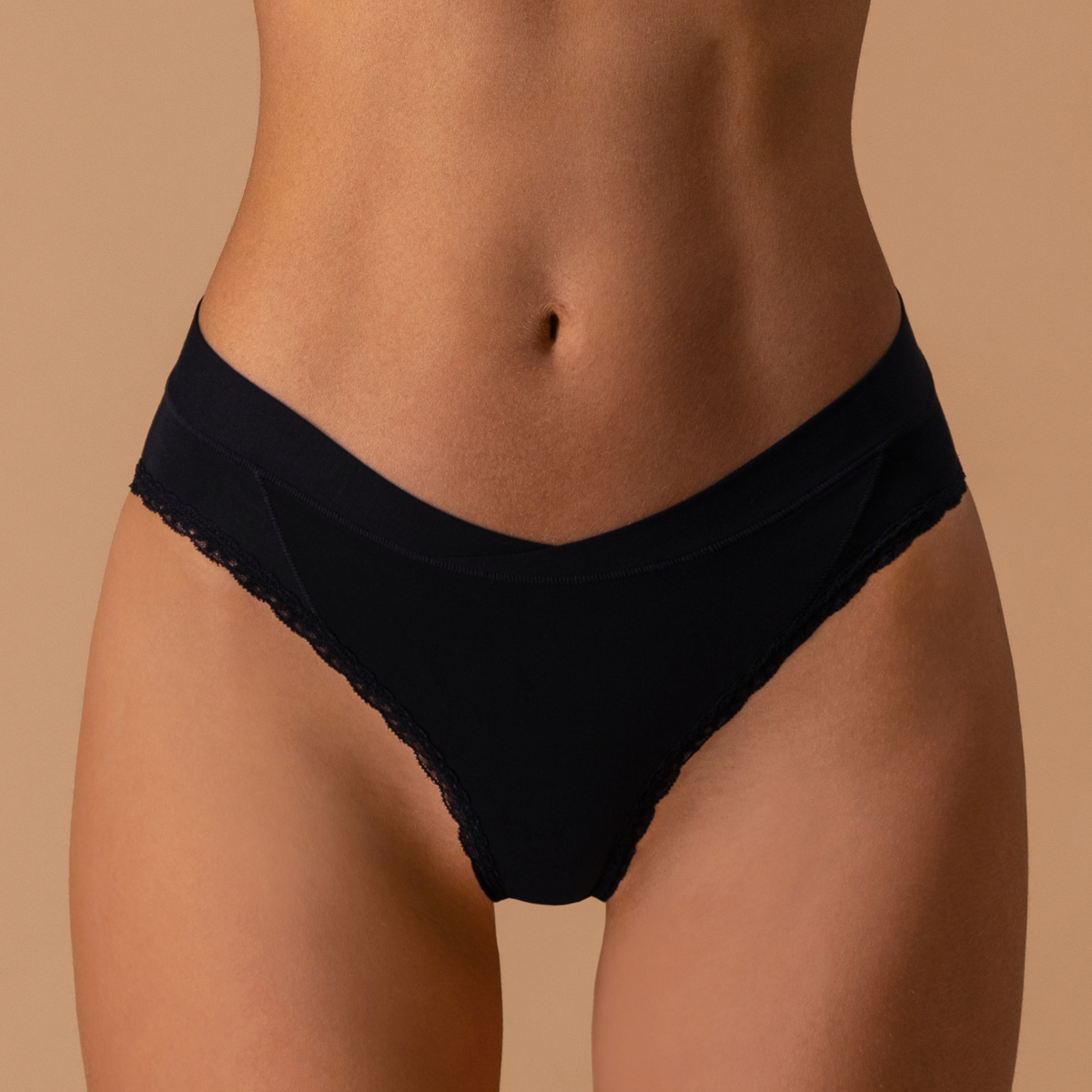 The Everyday Lace Cheeky - Black